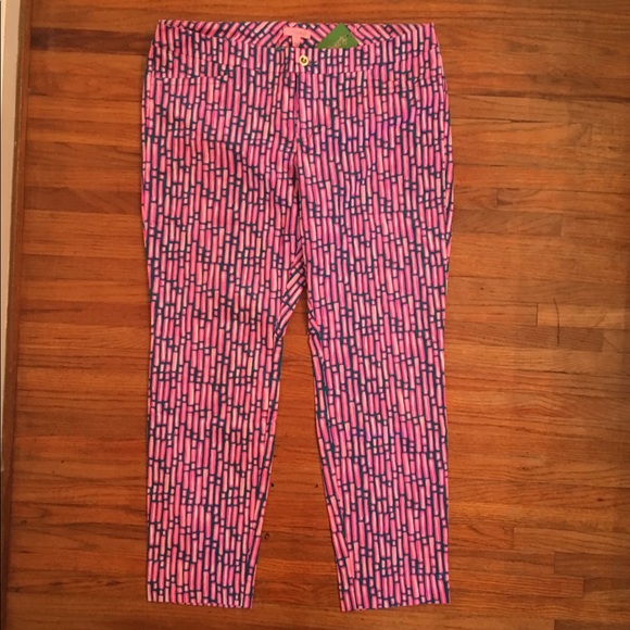 Lilly Pulitzer Kelly Pant Slathouse Mandevilla P - Picture 2 of 8